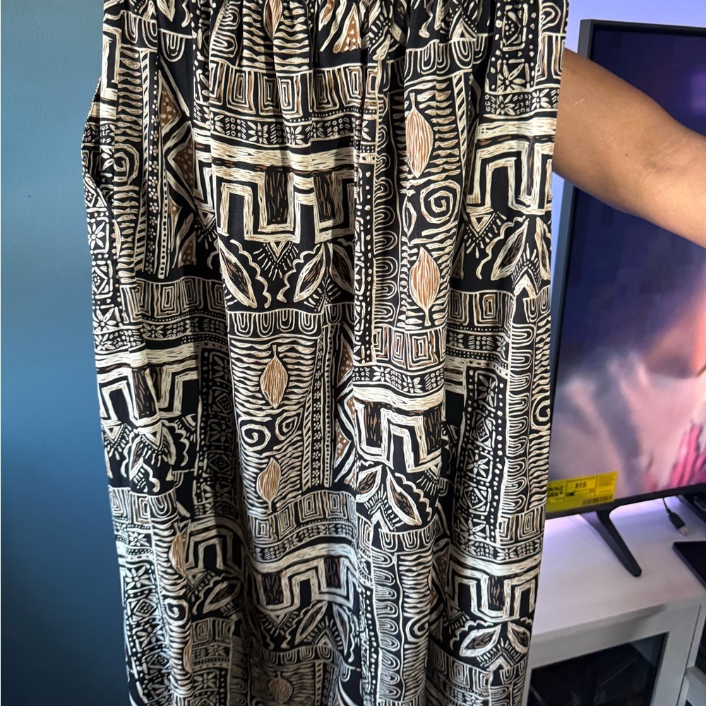Tribal Print Maxi Dress